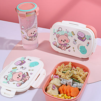 Spaß-Themen Cartoon Bento Lunchbox Set