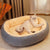Plüsch Ergonomisches Hundebett