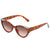 Damen elegante Cat-Eye Sonnenbrille mit luxuriösem Details Brehn