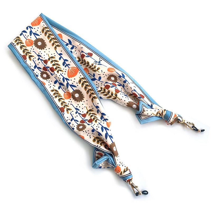 Modischer Stoffmaskenhalter mit Floralen Motiven Brehn