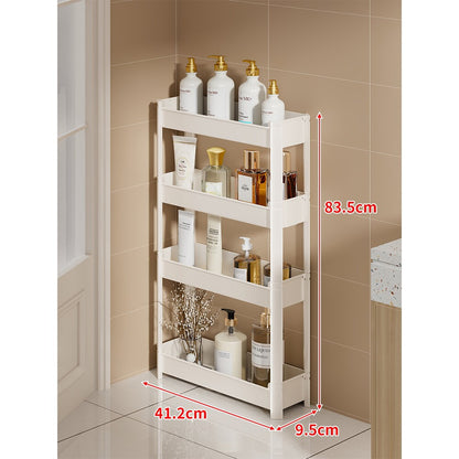 Slim drei-stufig schmal Badezimmer & Waschbecken vertikaler Speicherregal Organizer