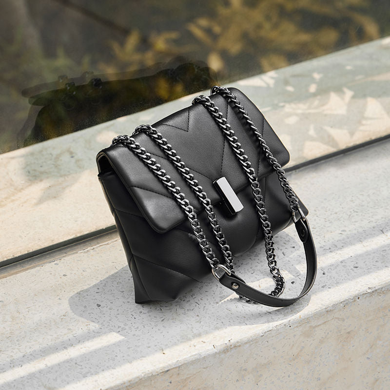 Elegante gesteppt Schulter-Handtasche Brehn