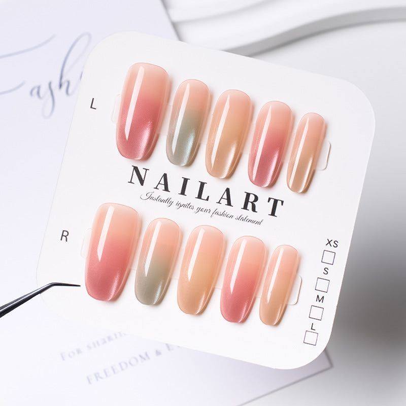 Ombre Gradient Press-On Nägel Brehn