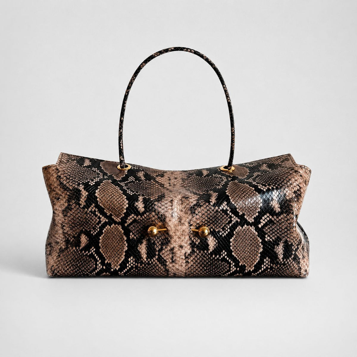 Elegante Krokodil-Textur Schultertasche