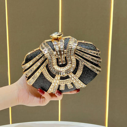 Glamouröse dekorative Clutch Tasche