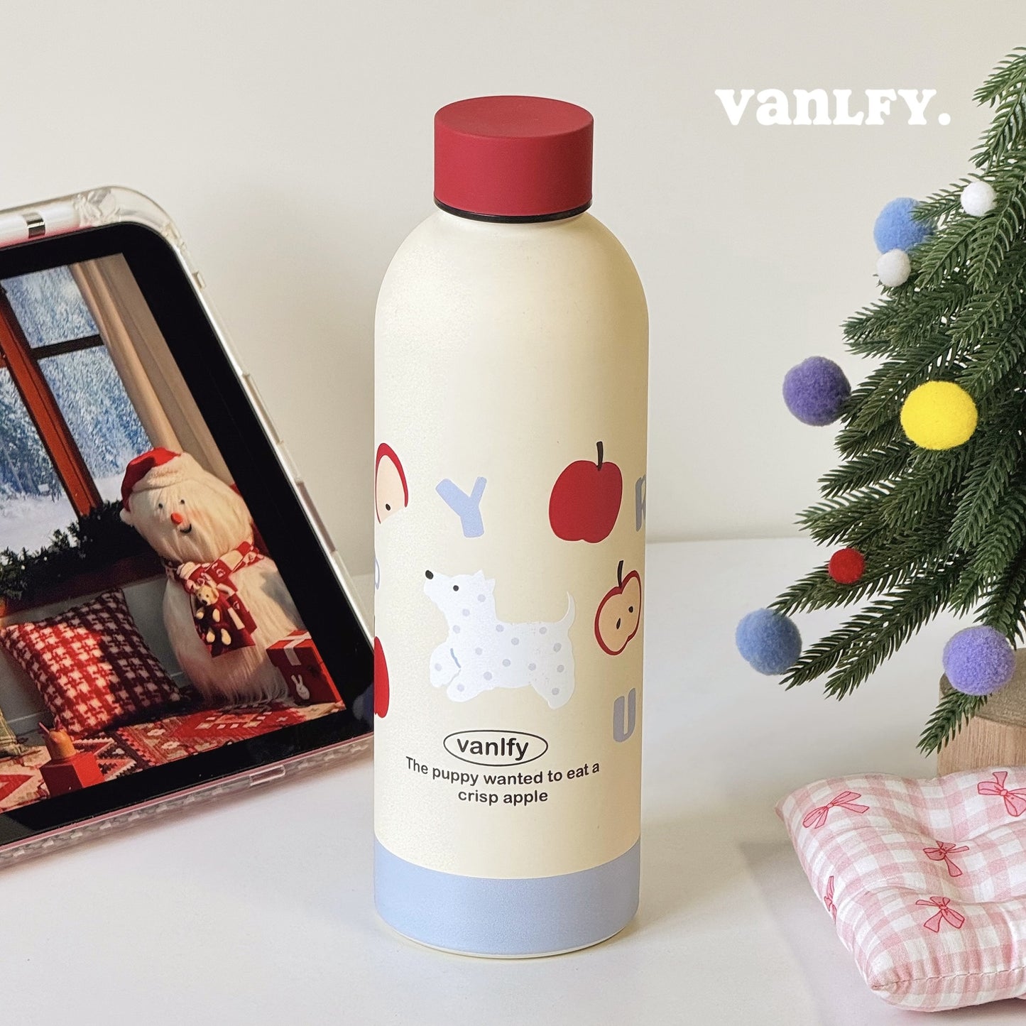 Damen Isoliertrinkflasche mit fröhlichem Hello Kitty Motiv Brehn