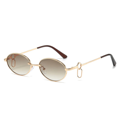 Vintage-inspirierte runde Rahmen-Sonnenbrille Brehn