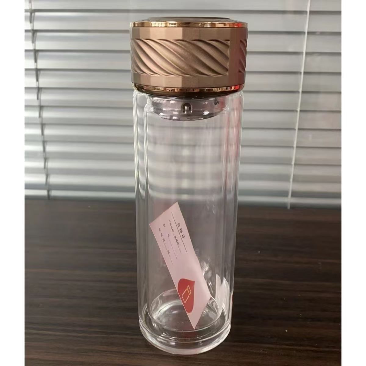 Damen Premium Glas Trinkflasche Brehn