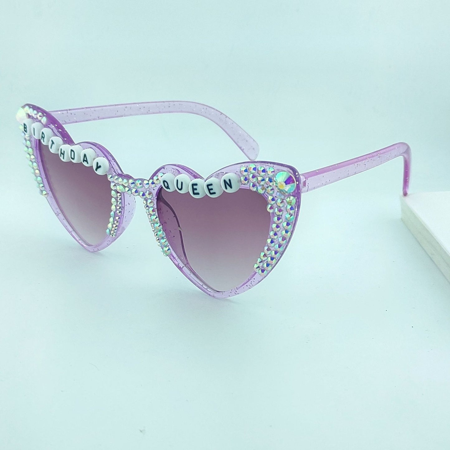 Damen Herzförmige Sonnenbrille mit außergewöhnlichem Dekor Brehn