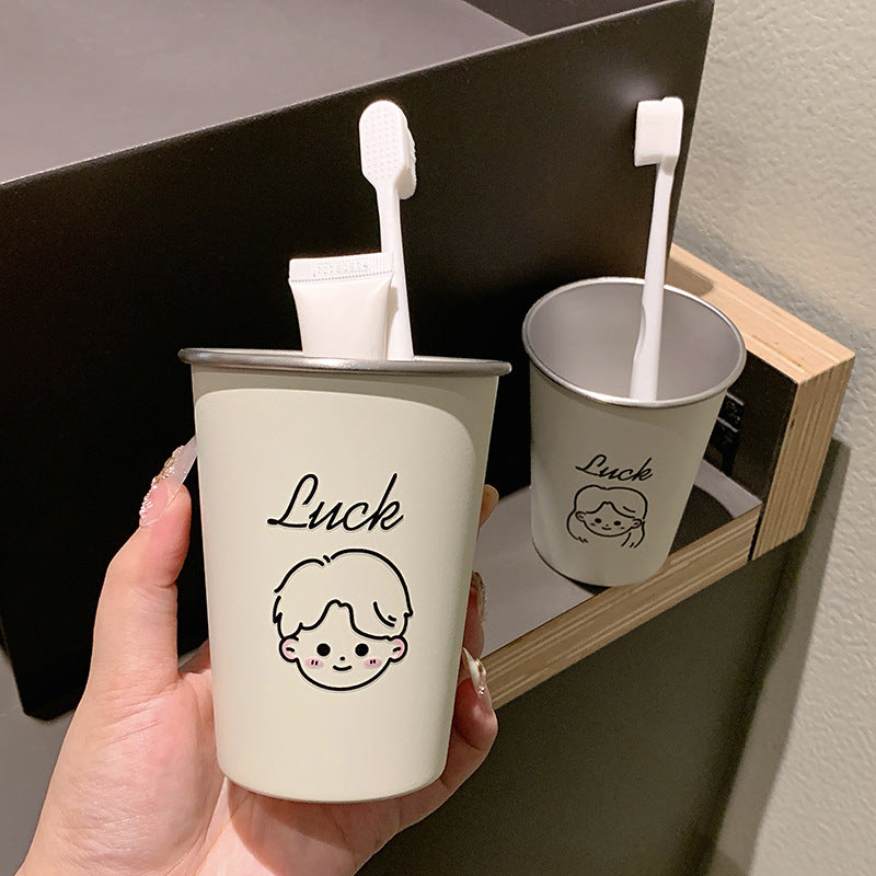 Keramiktasse mit Fröhlichem Gesichtsmotiv Brehn