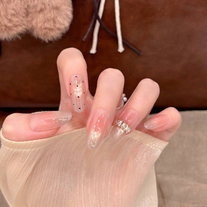 Dekorative Glitter Ombre Press-On Nägel Brehn