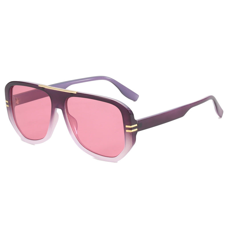Damen Oversize-Sonnenbrille mit Designer-Rahmen Brehn