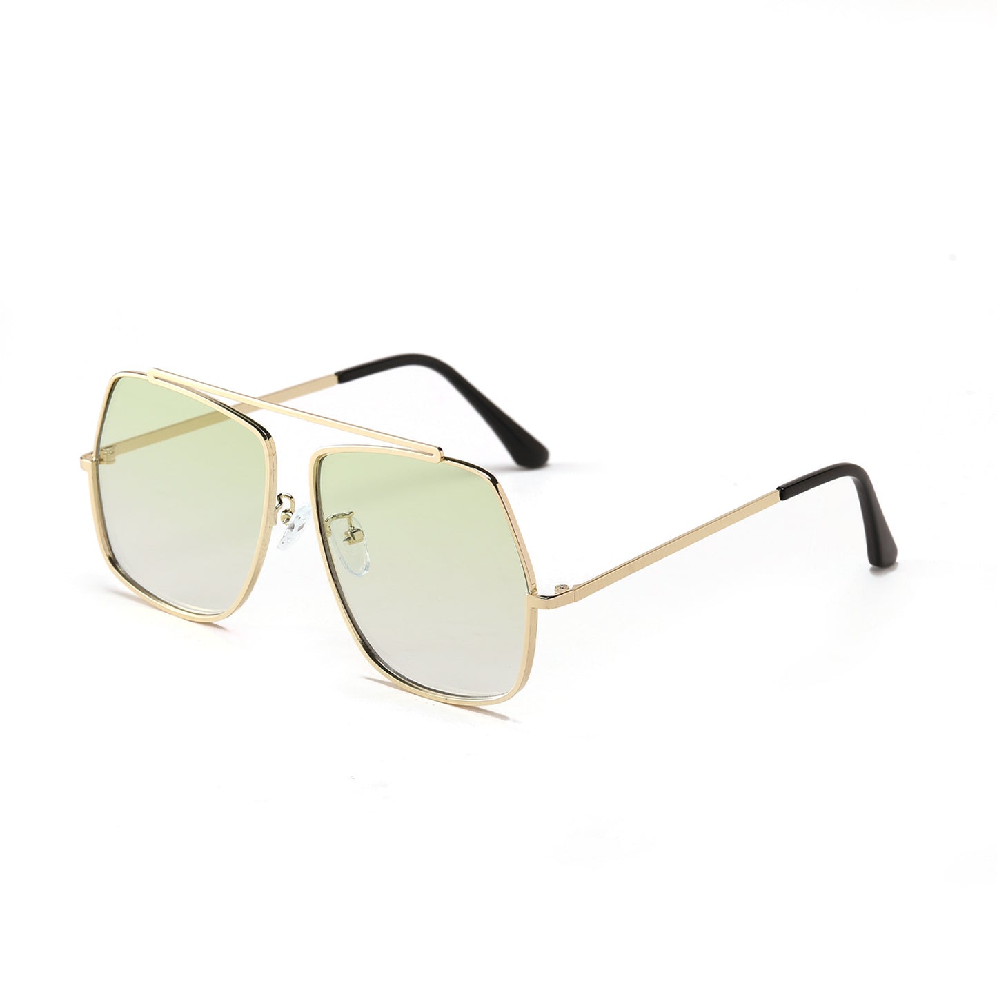 Damen polygonale Sonnenbrille mit elegantem, hochmodernem Rahmen Brehn