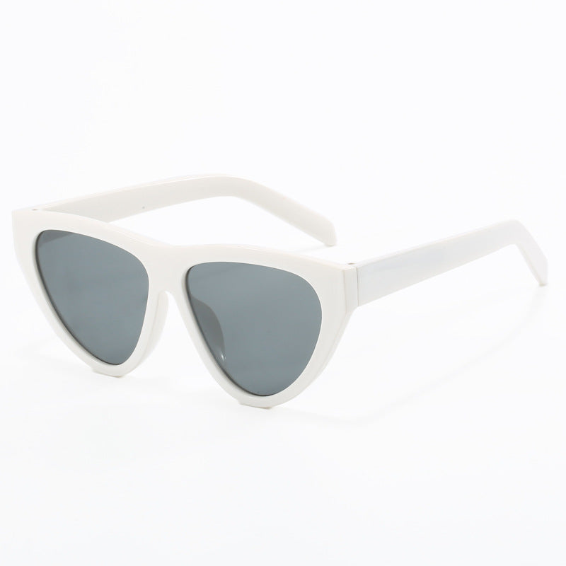 Damen futuristische Cat-Eye Sonnenbrille mit hochwertigem Kunststoffrahmen Brehn