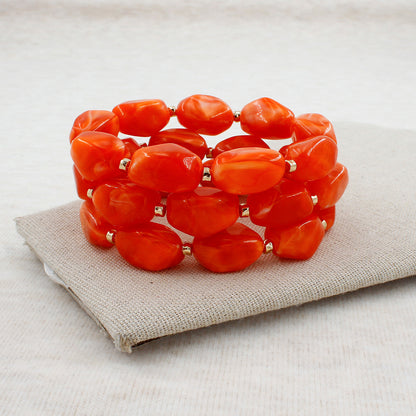 Artisan handgefertigtes Perlenarmband Brehn