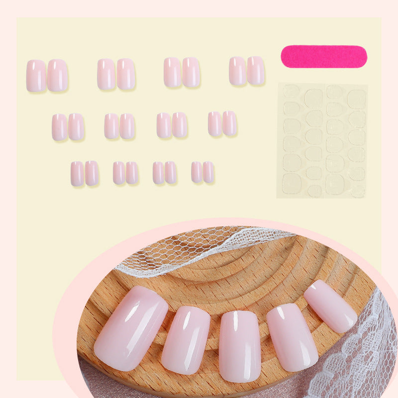Premium Vollabdeckung Druck-on-Nagelset Brehn