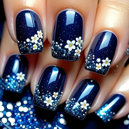 Floral Gradient Nail Art Design Kit Brehn