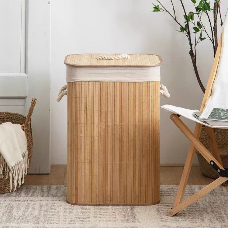 Aufbewahrungskorb mit Natürlichem Bambusdesign Brehn