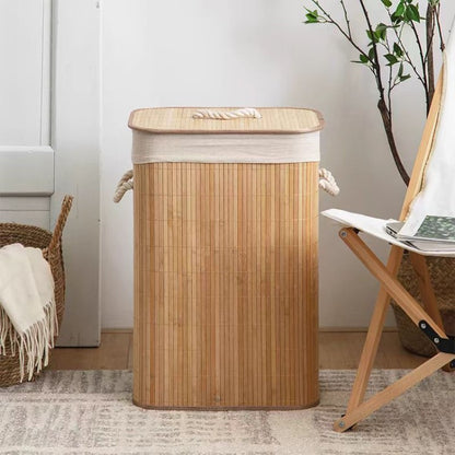 Aufbewahrungskorb mit Natürlichem Bambusdesign Brehn