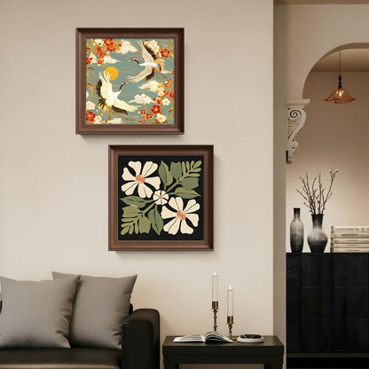 Blumenthema Wanddekoration