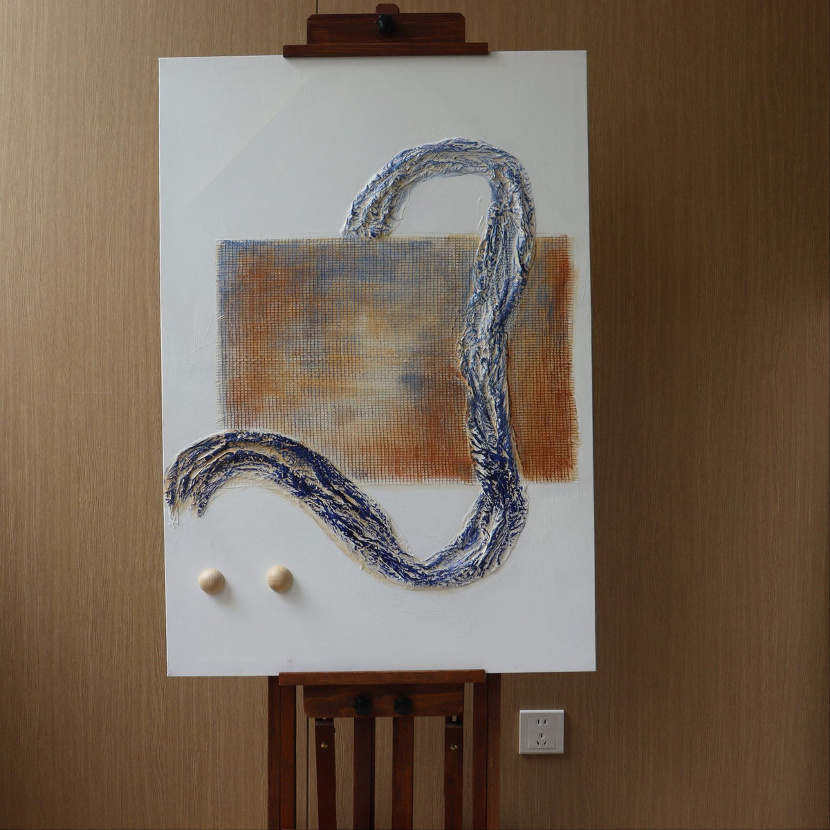 Abstract Expressionistische Wandkunst für Innenräume