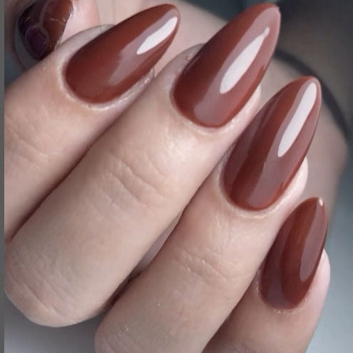 Mandel-förmiger Press-On Nagelset mit DIY Applikator Brehn