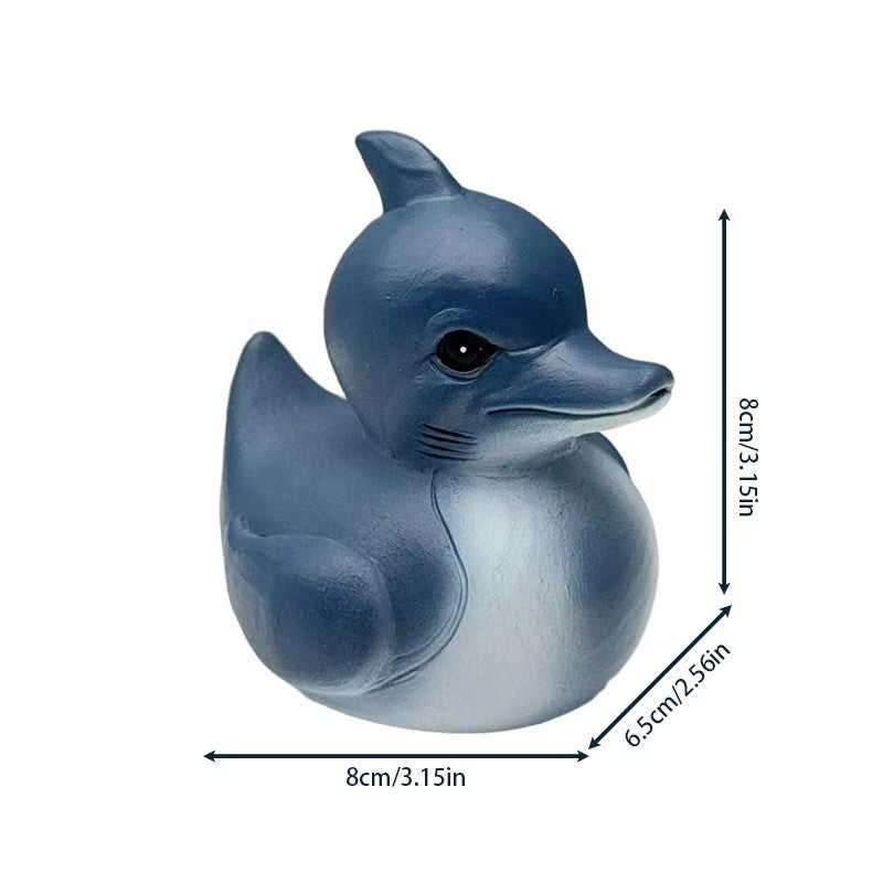 Lustige Deko Gummiente mit Streuseln Brehn