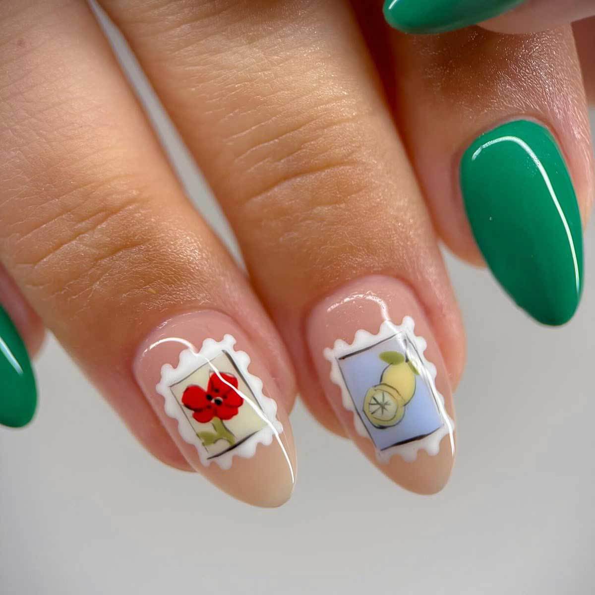 Verspielt Stamp-Inspirierte Nagelkunst Set