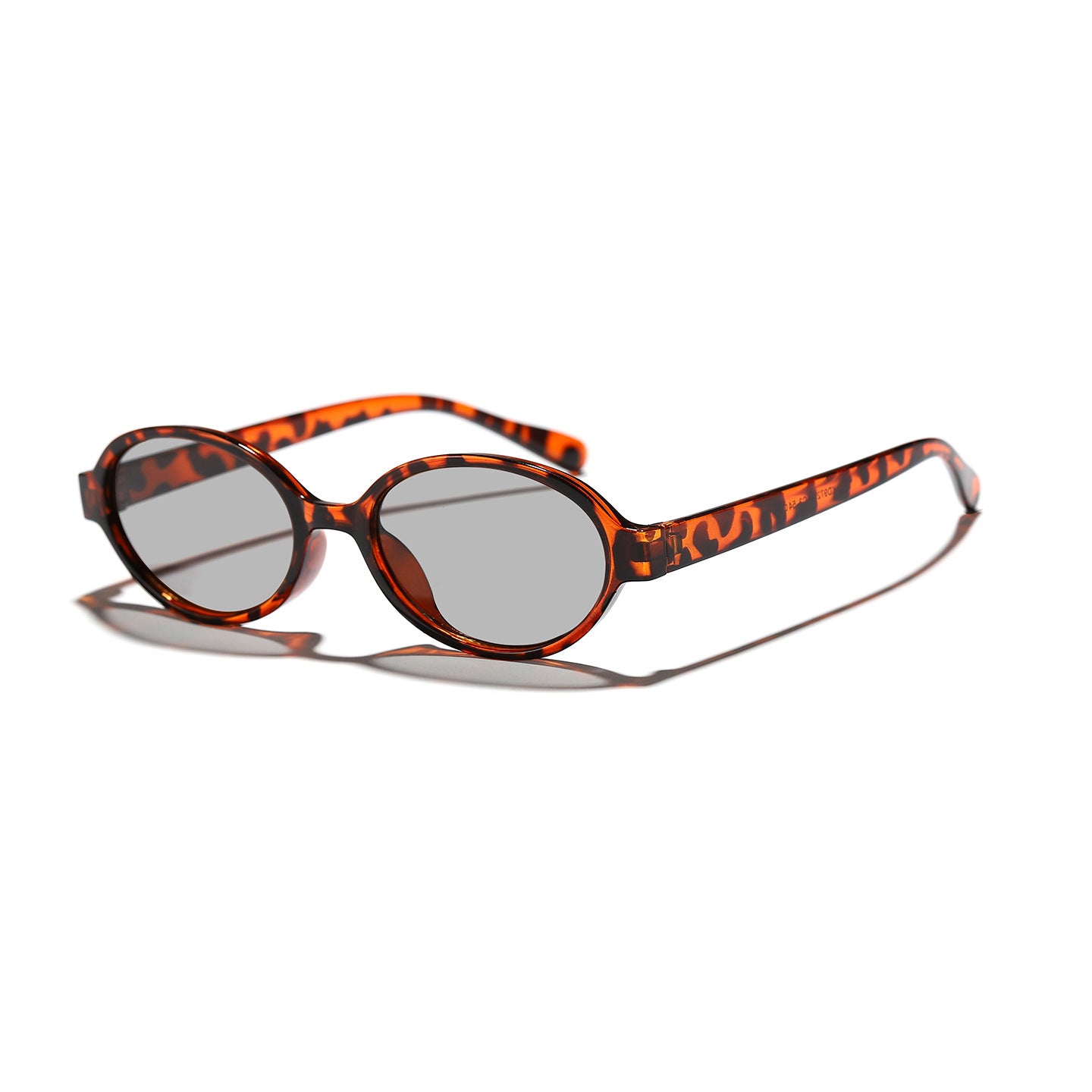 Damen modische ovalen Sonnenbrille mit tierischem Muster Brehn
