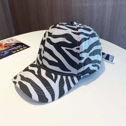Damen Trendy Tierdruck Verstellbare Baseballmütze Brehn