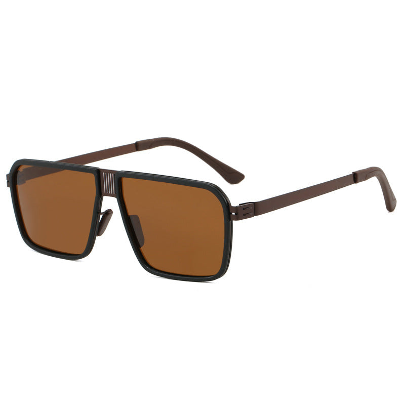 Damen modische Sonnenbrille im modernen, eckigen Design Brehn