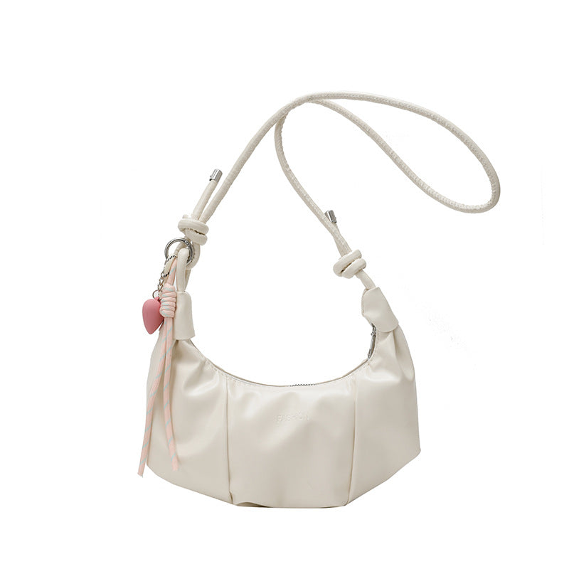 Stylische Falten Schultertasche Brehn