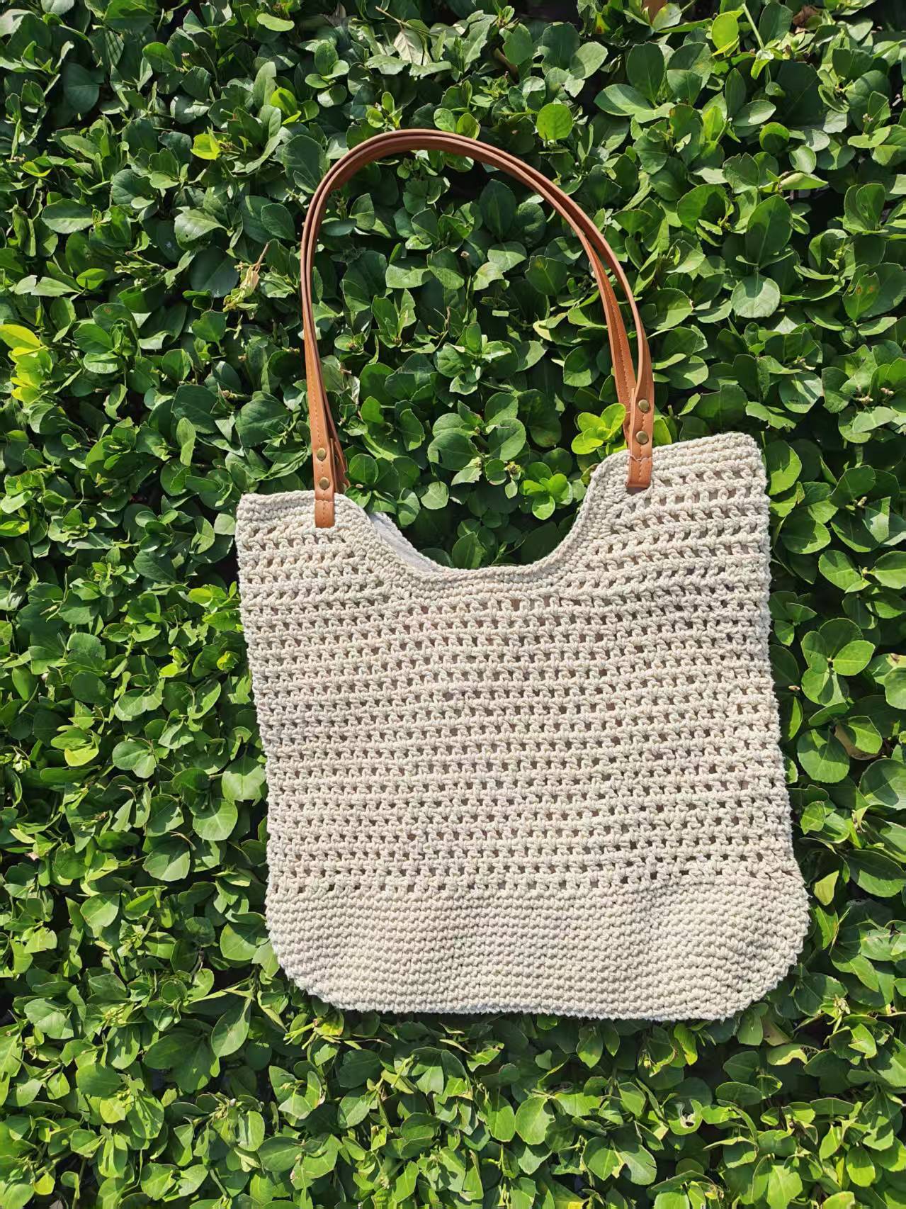 Handgefertigte Makramee Strandtasche Brehn