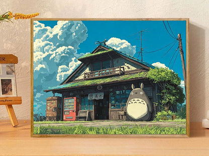 Verspielte Fantasieillustration Leinwandkunst Brehn