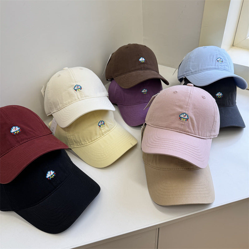 Frauen Bestickte Baumwolle Dad Hat Brehn