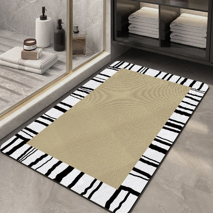 Stylische abstrakte Badematte Brehn