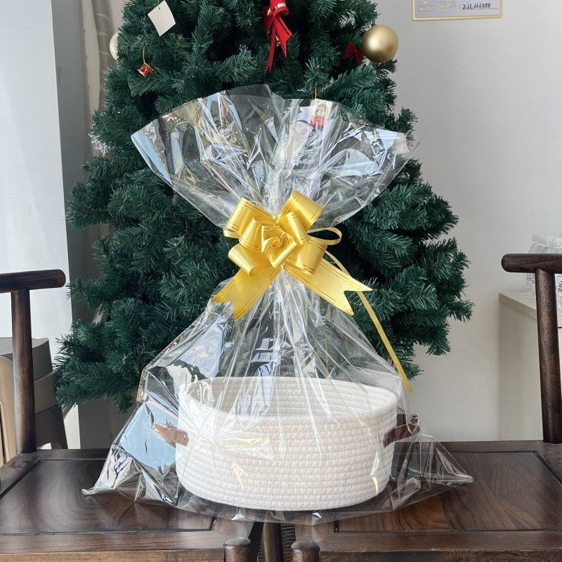 Damen Geschenkkorb aus geflochtenem Material Brehn