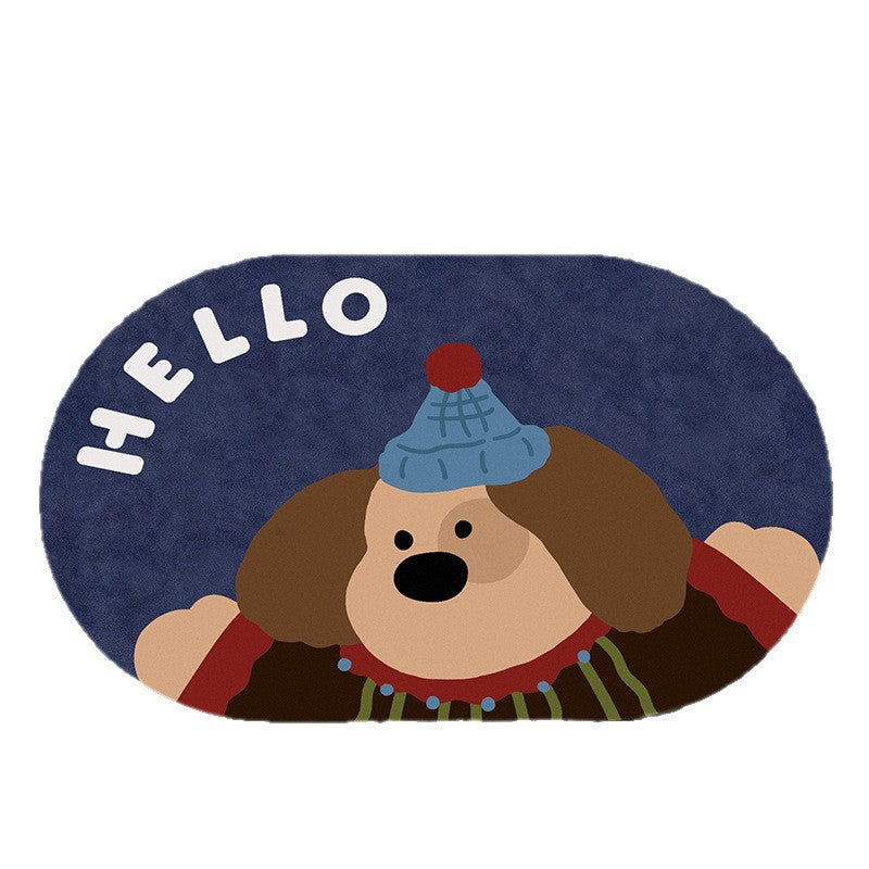 Cartoon Hund-Themen Badmatte Brehn