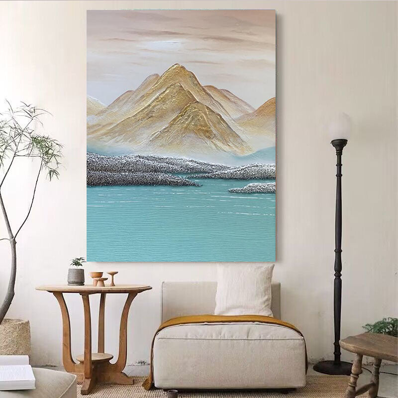 Abstrakte Berglandschaft Wandkunst