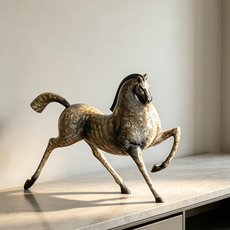 Elegante künstlerische Pferdefigur
