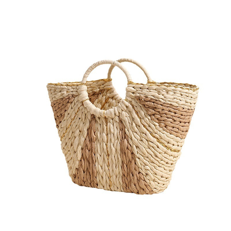 Damen Geflochtene Korbtasche mit elegantem Design Brehn