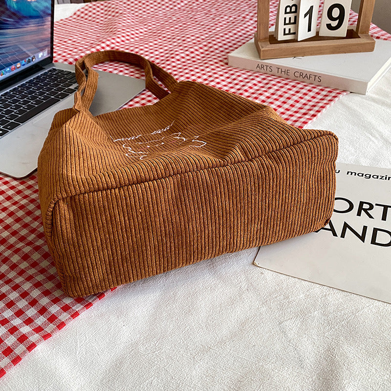 Süßer Cartoon Bär Canvas Tasche
