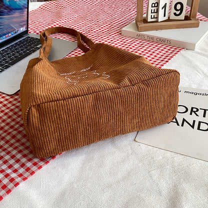 Süßer Cartoon Bär Canvas Tasche