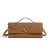 Skulptierte Wildleder-Clutch-Tasche Brehn
