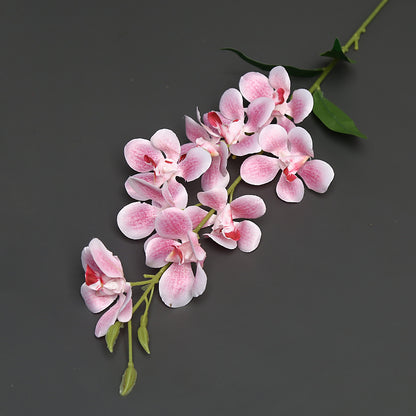 Elegante Faux-Orchideenstängel für die Heimdekoration