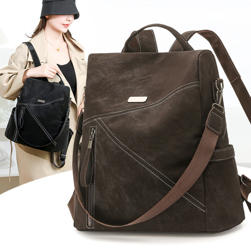 Multi-Funktionaler Leder-Rucksack Brehn