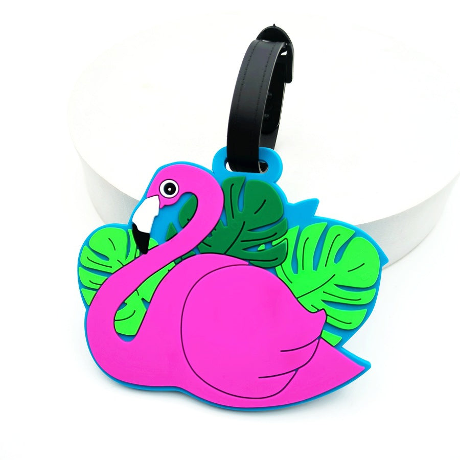 Tropisches Flamingo Gepäckanhänger Brehn