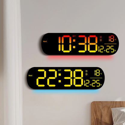 Digitaler LED-Wecker mit multifunktionaler Anzeige Brehn