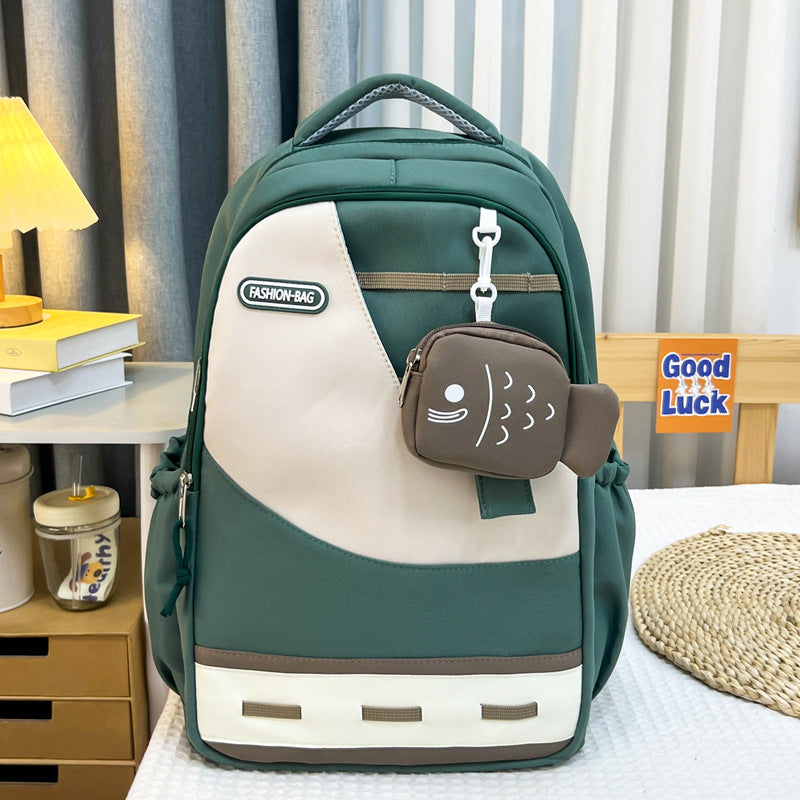 Modebewusster Multi-Taschen Schul Rucksack