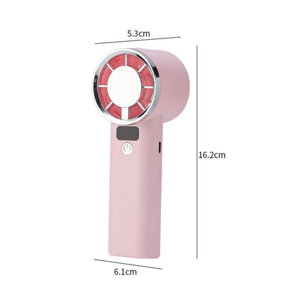 Damen Handventilator mit digitaler Anzeige und 3000mAh Akku Brehn